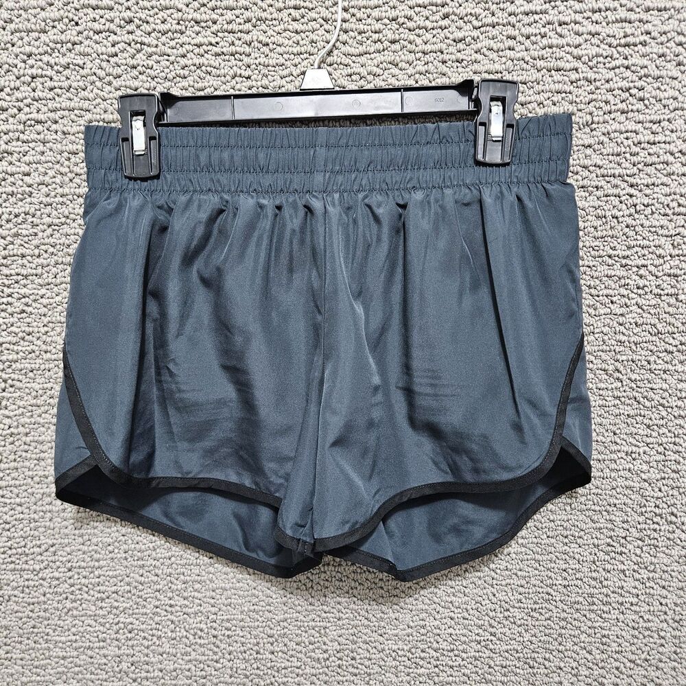 ATHLETIC WORKS Women's Petite Army Green Mid Rise Running Shorts Size S/CH (4-6)
